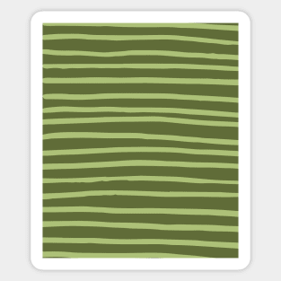 Olive Green Abstract Mudcloth Lines Pattern Sticker